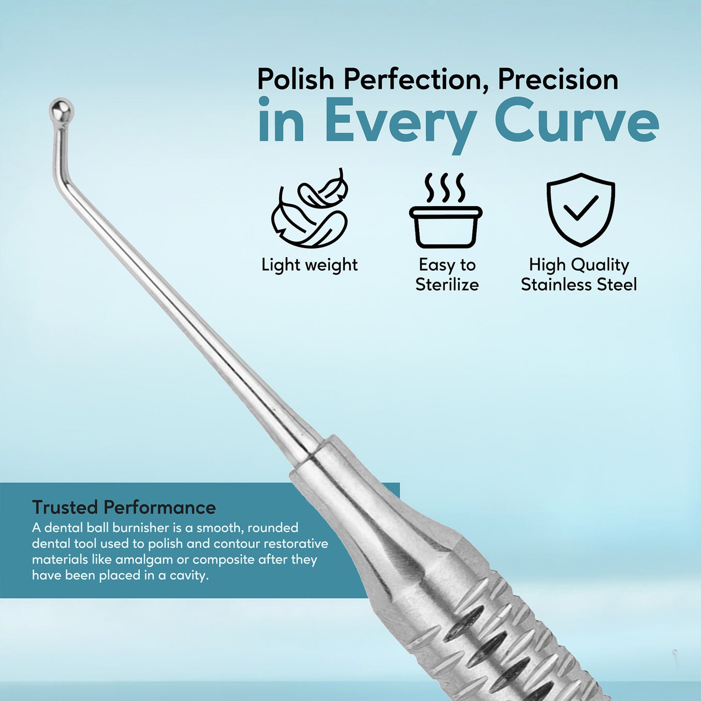 HOLLOW HANDLE BURNISHER