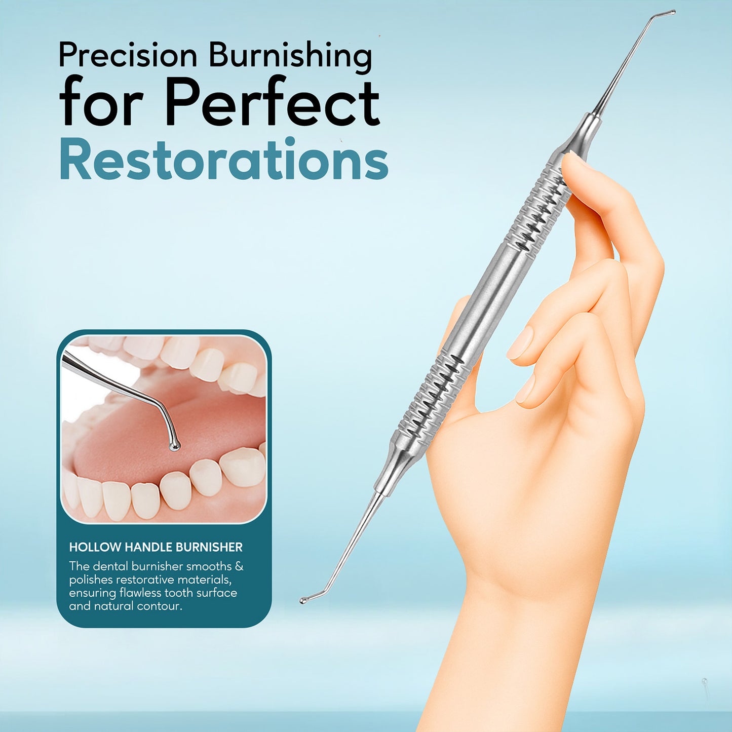 HOLLOW HANDLE BURNISHER